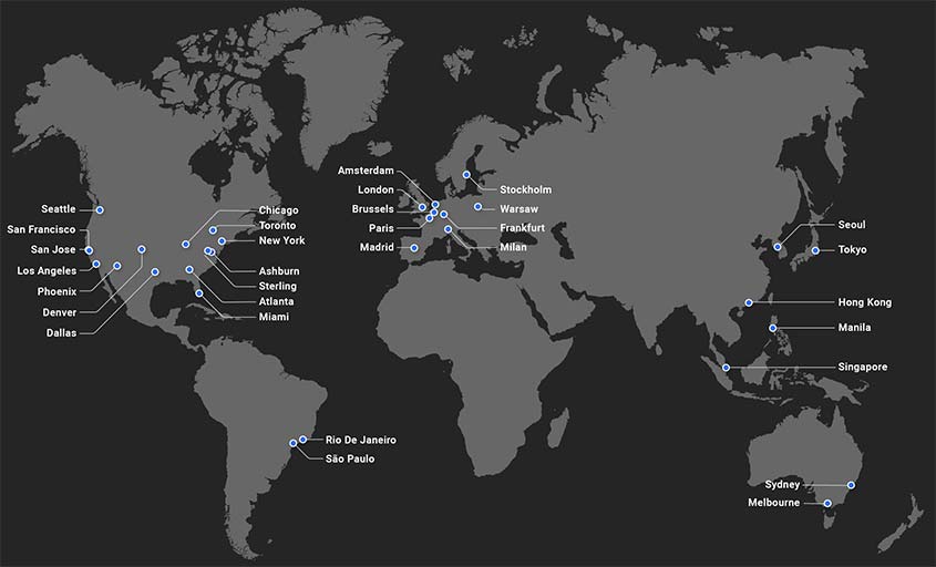 cdn network data centers