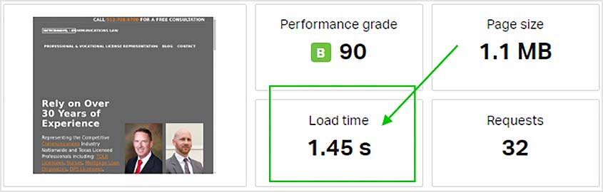 improve site speed testing pingdom