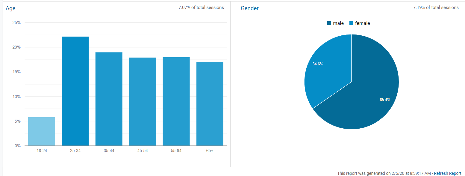 demographics google analytics