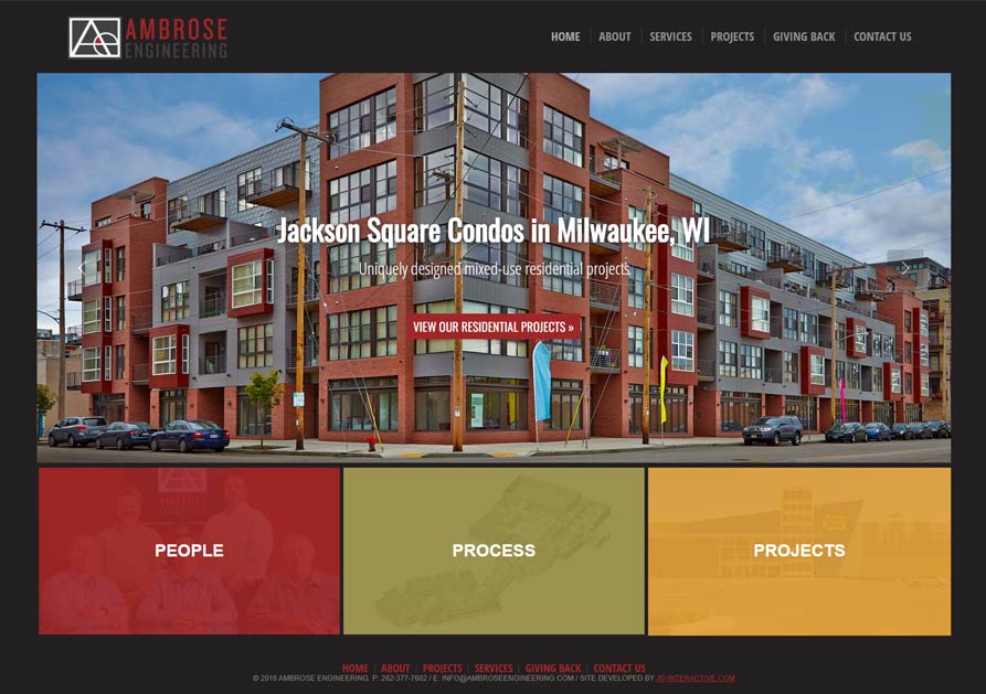 ambrose engineering desktop website