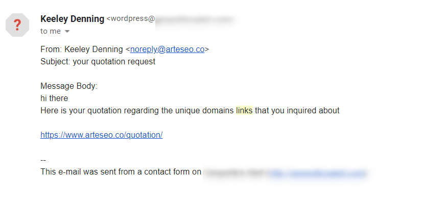 identify link spam