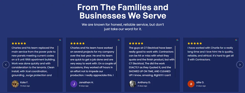 customer reviews social proof